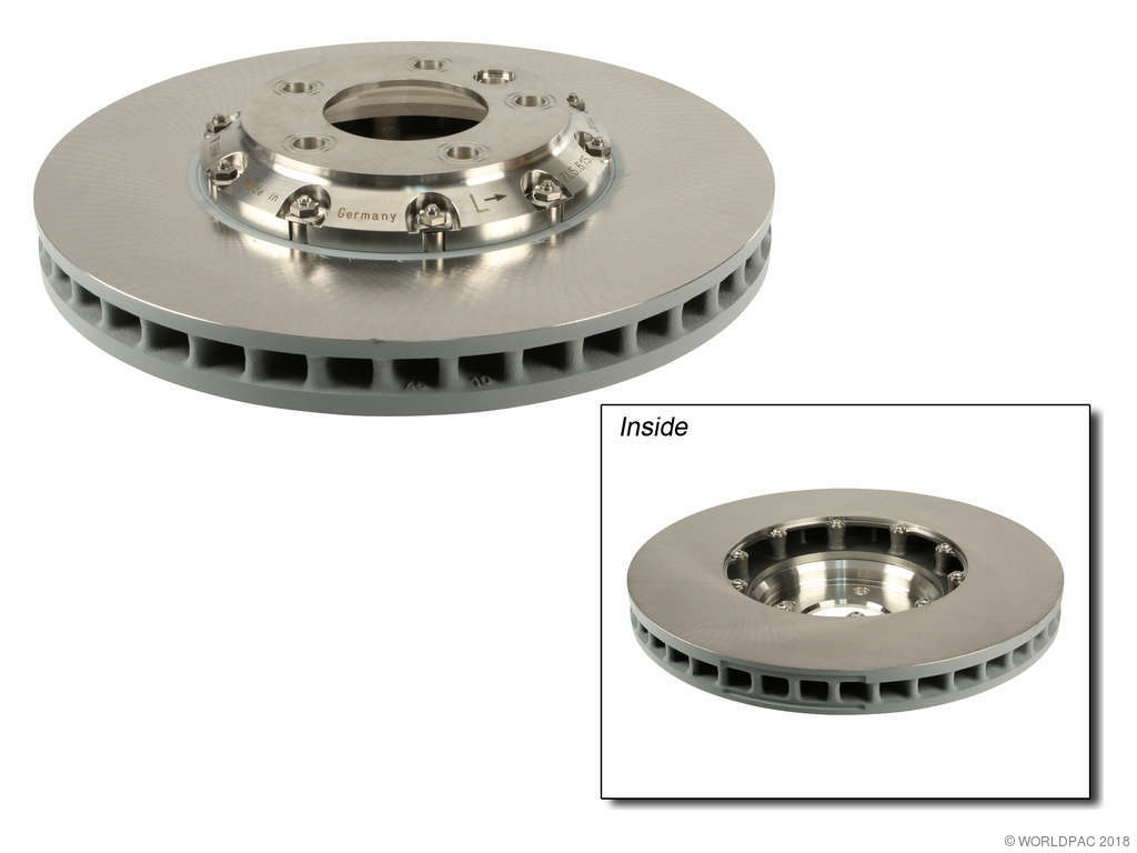 2004-2010 Porsche Cayenne Disc Brake Rotor - Front Left (Original Equipment)