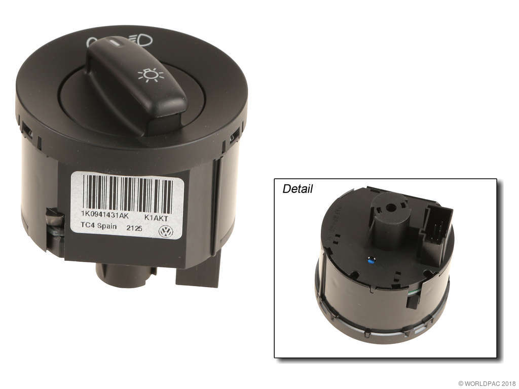 2010-2015 Volkswagen Jetta Headlight Switch (Genuine)