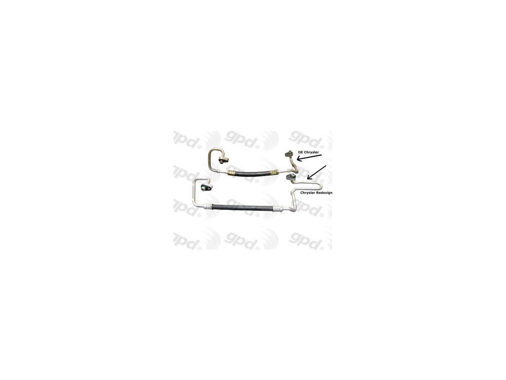 2001-2004 Dodge Caravan A/C Refrigerant Hose (Global Parts Distributors)