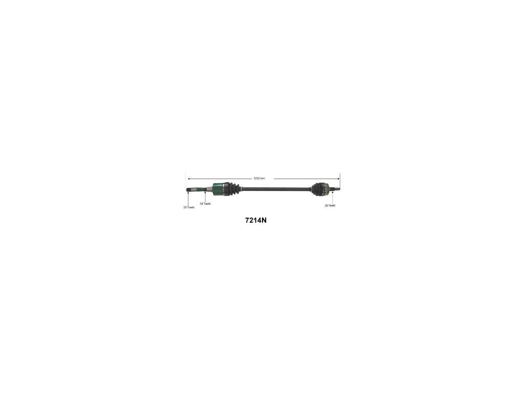2001-2007 Dodge Caravan CV Axle Assembly - Front Right (Autopart International)