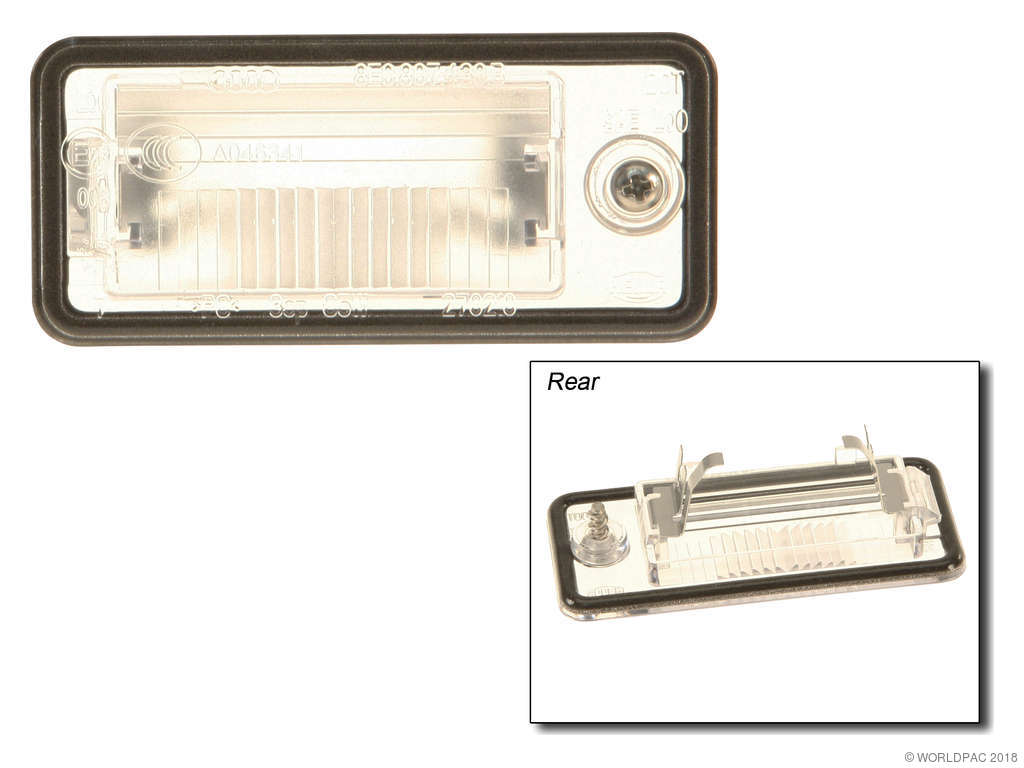 2007-2009 Audi Q7 License Plate Light Assembly - Right (Vemo)