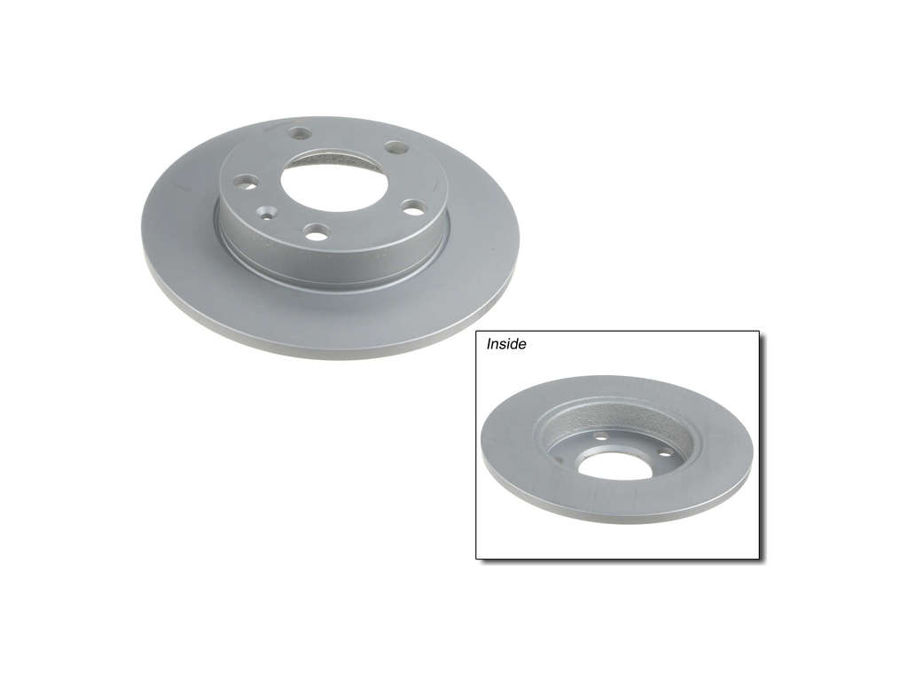 2002-2006 Audi A4 Disc Brake Rotor - Rear (Zimmermann Coated)