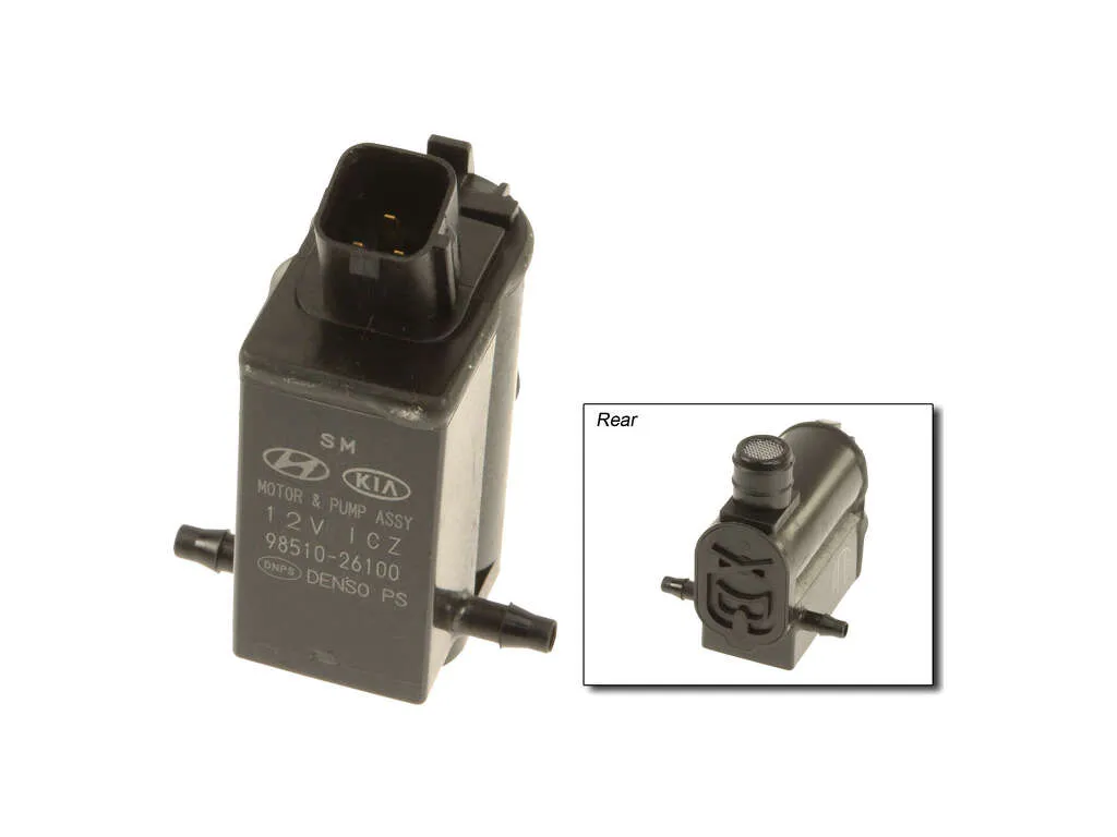 2001-2006 Hyundai Santa Fe Windshield Washer Pump (Genuine)