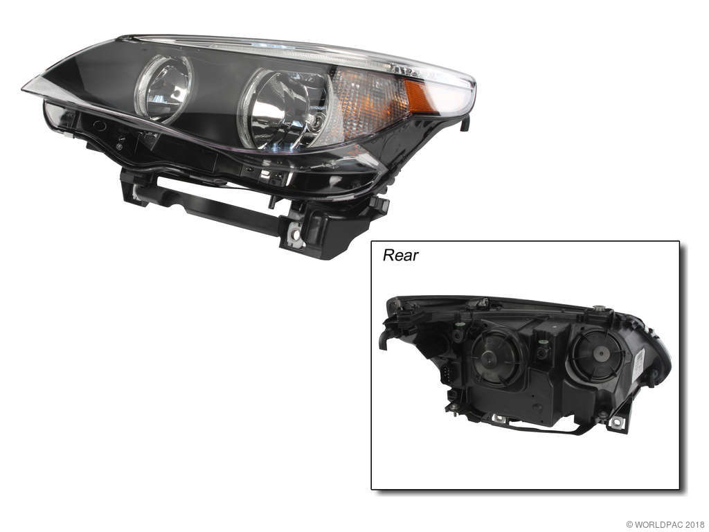 2004-2005 BMW 545i Headlight Assembly - Left (Hella)