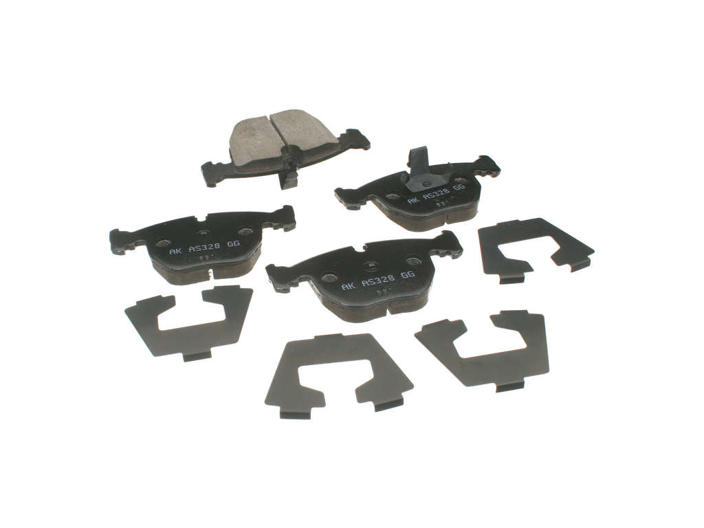 2001-2003 BMW 530i Disc Brake Pad Set - Front (Akebono)