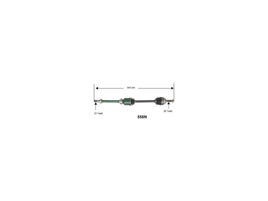 1999-2001 Toyota Solara CV Axle Assembly - Front Right (Autopart International)