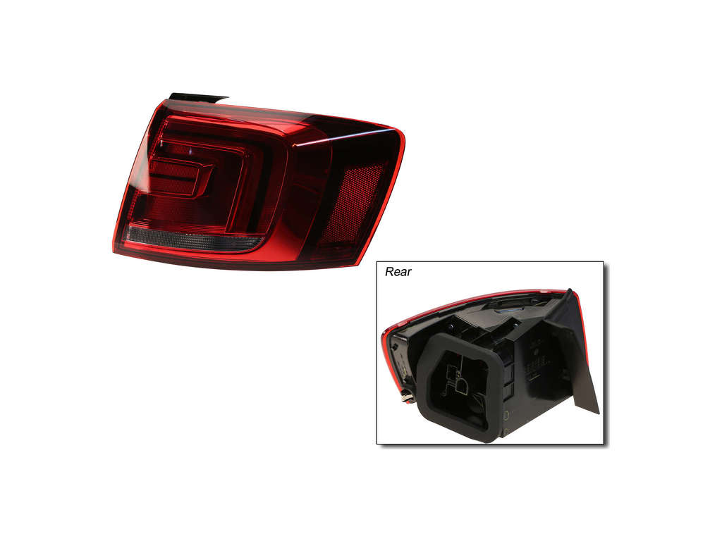 2011-2014 Volkswagen Jetta Tail Light Assembly - Right Outer (Original Equipment)