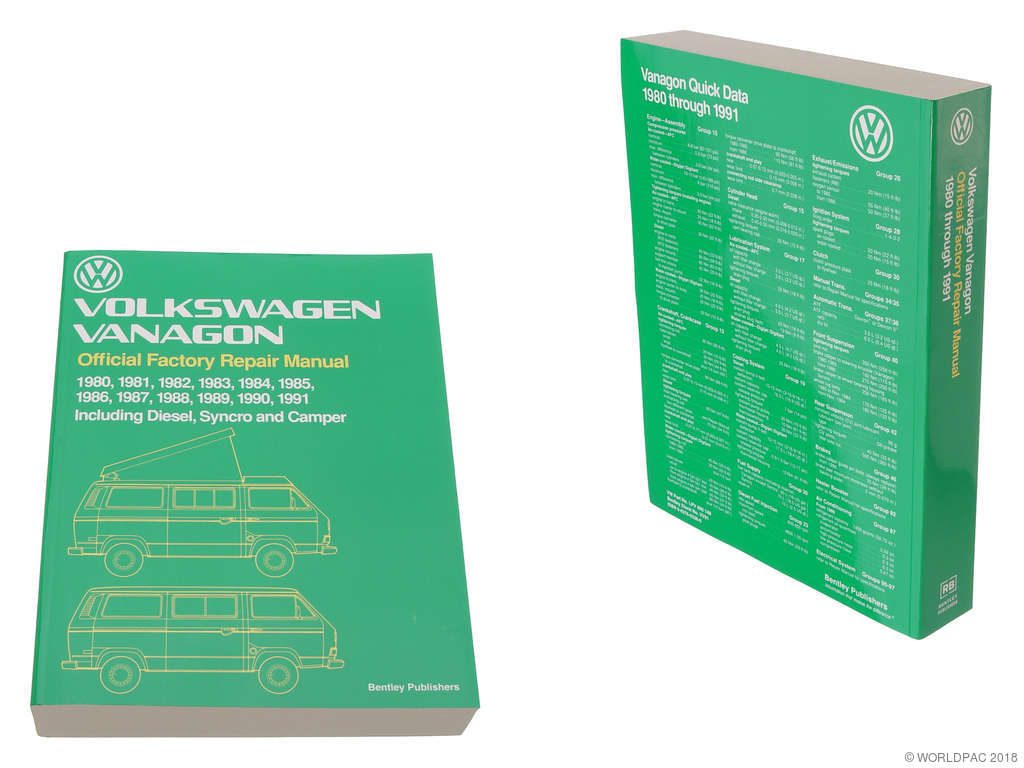 1980-1989 Volkswagen Vanagon Repair Manual (Bentley)