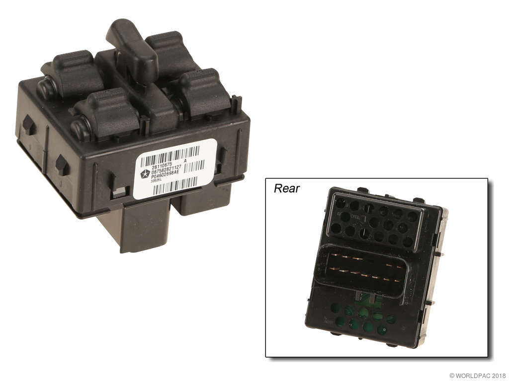 2006-2008 Chrysler PT Cruiser Door Window Switch - Front (Mopar)