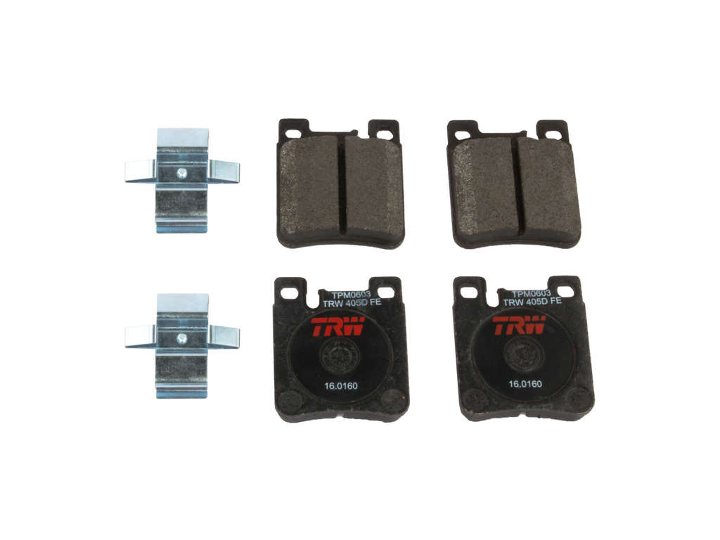 1994-1999 Mercedes-Benz S320 Disc Brake Pad Set - Rear (TRW)