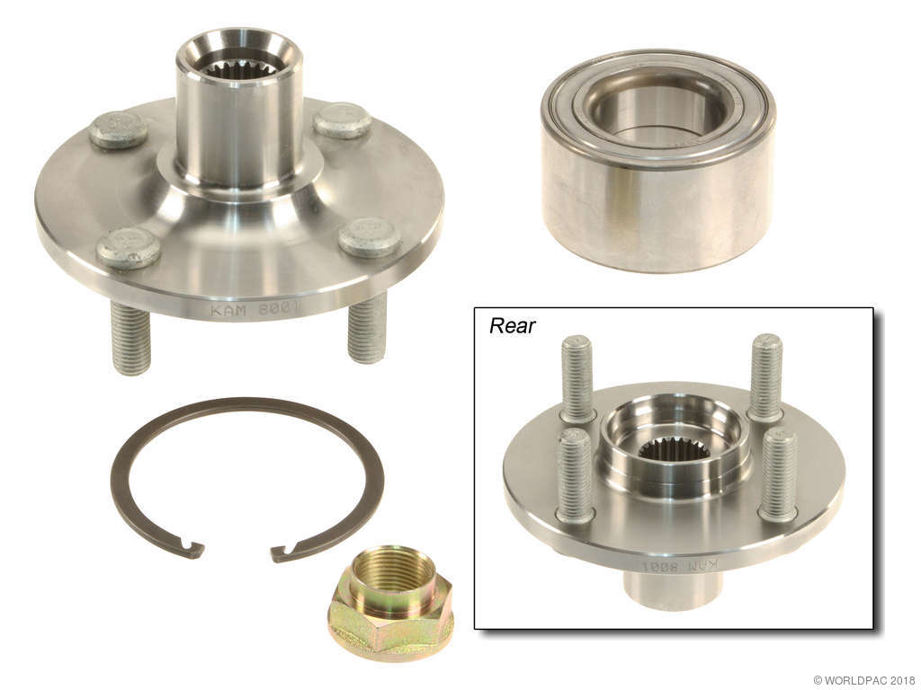 2004-2006 Scion xA Wheel Bearing and Hub Assembly - Front (SKF)