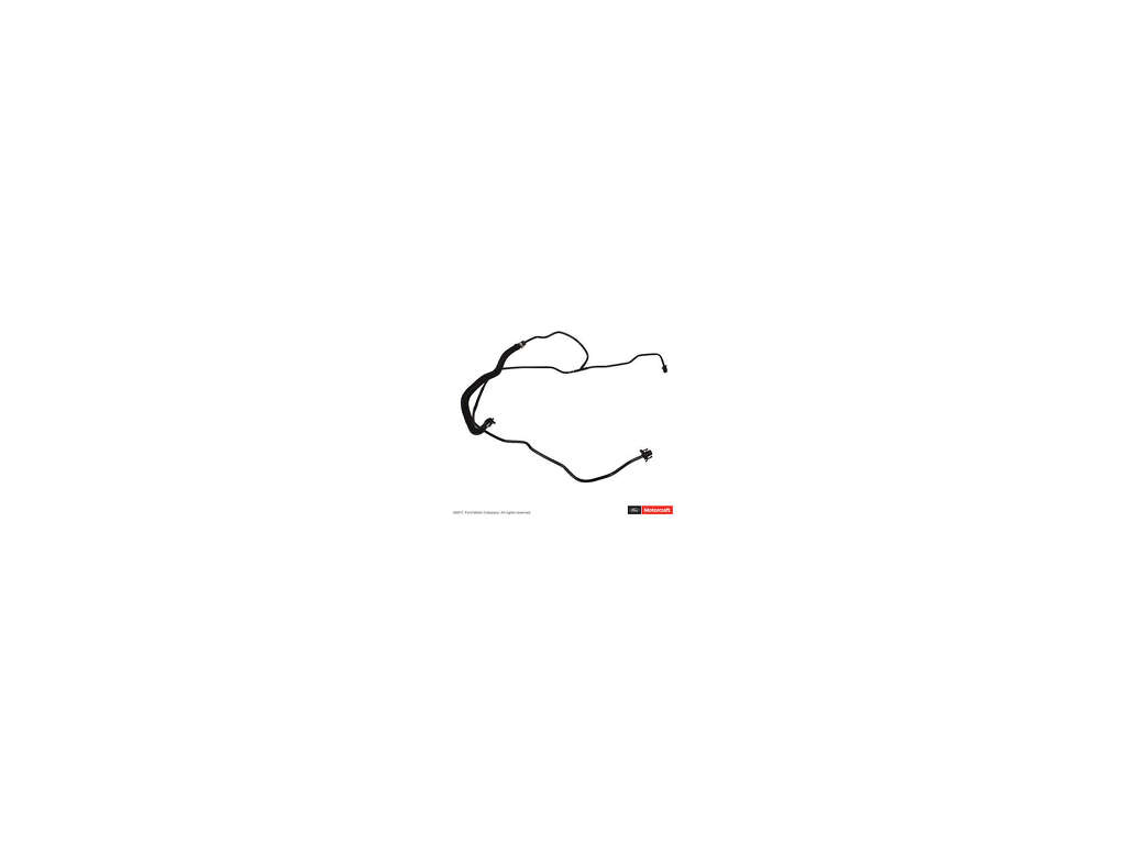 2014-2016 Ford Transit Connect Engine Coolant Reservoir Hose -  or Upper (Motorcraft)