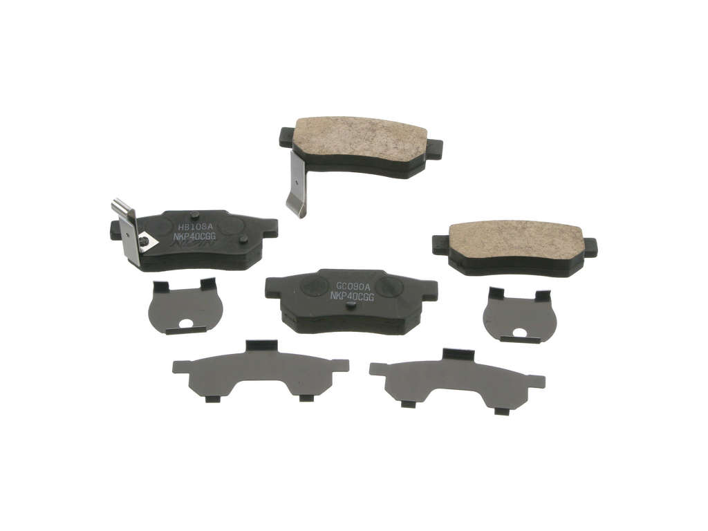 1992-2000 Honda Civic Disc Brake Pad Set - Rear (Nissin)