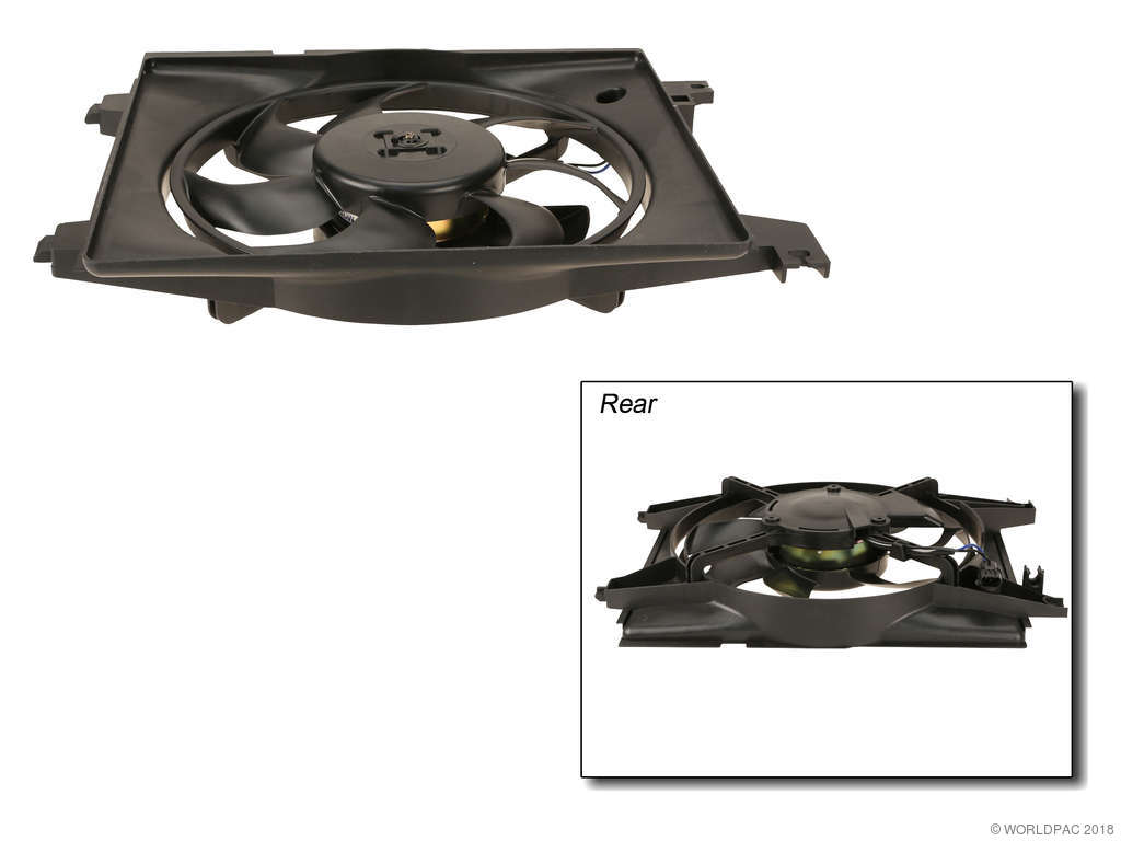 2003-2008 Hyundai Tiburon A/C Condenser Fan Assembly (MTC)