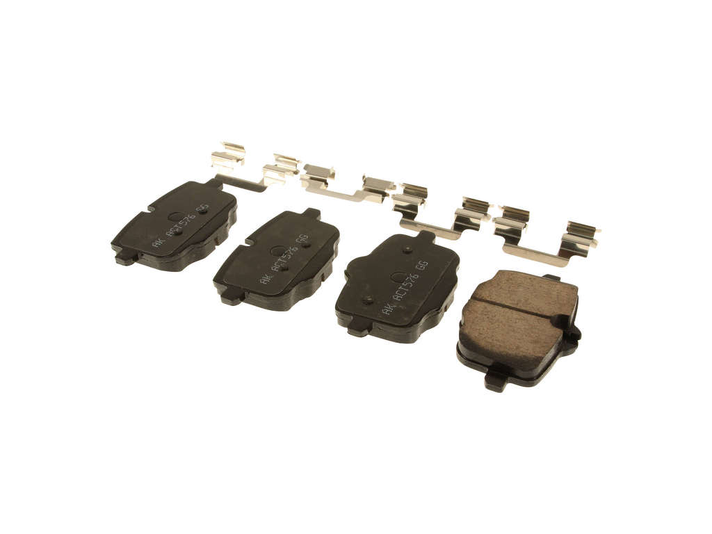 2012-2018 BMW 650i Disc Brake Pad Set - Rear (Akebono)