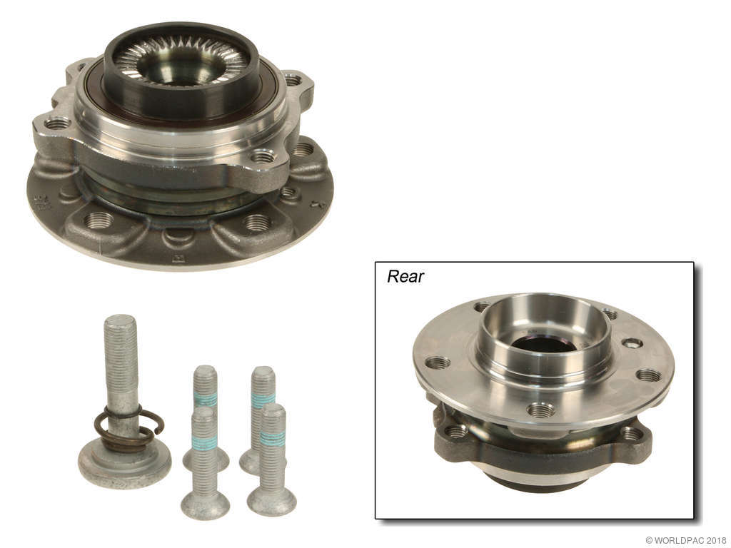2012-2016 BMW 528i xDrive Wheel Bearing and Hub Assembly - Front (FAG)