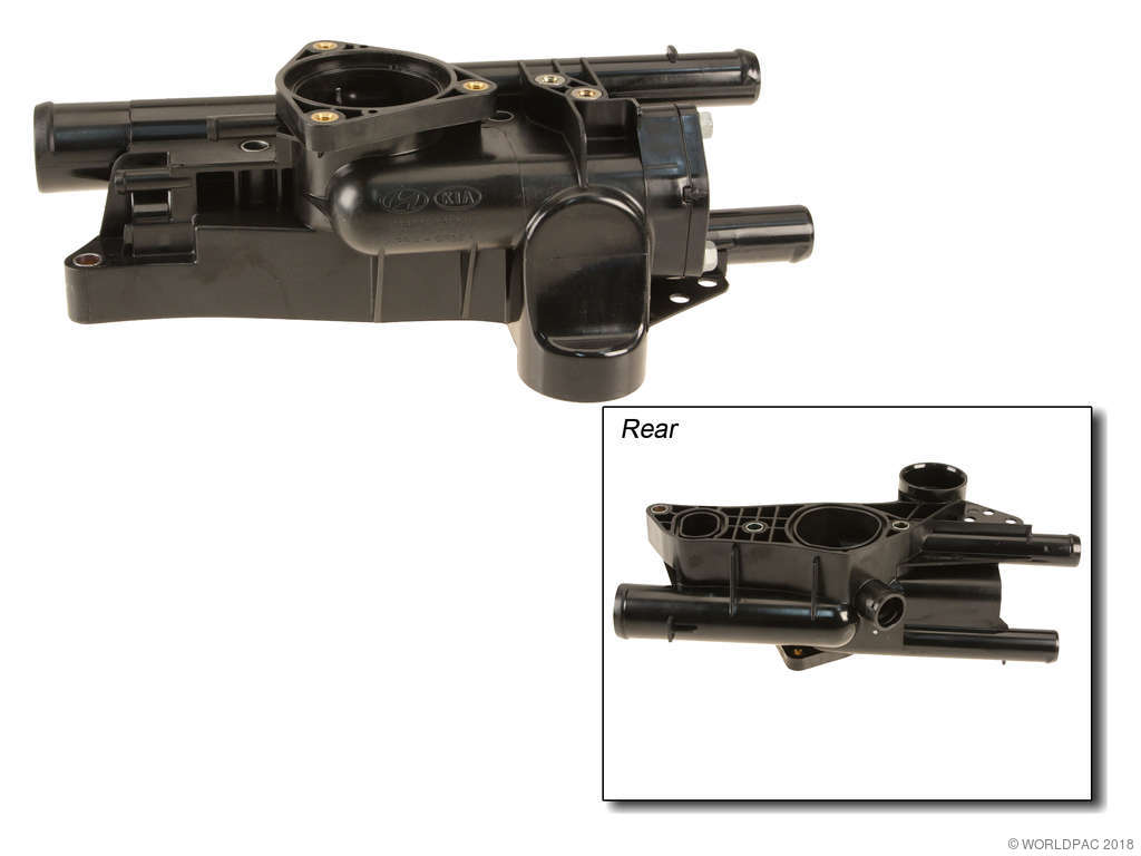 2009-2010 Kia Optima Engine Coolant Thermostat Housing (Genuine)