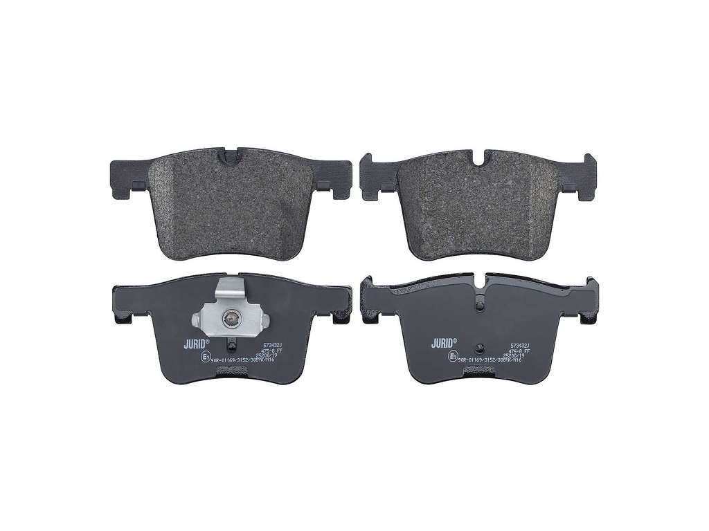 2011-2017 BMW X3 Disc Brake Pad Set - Front (Jurid)