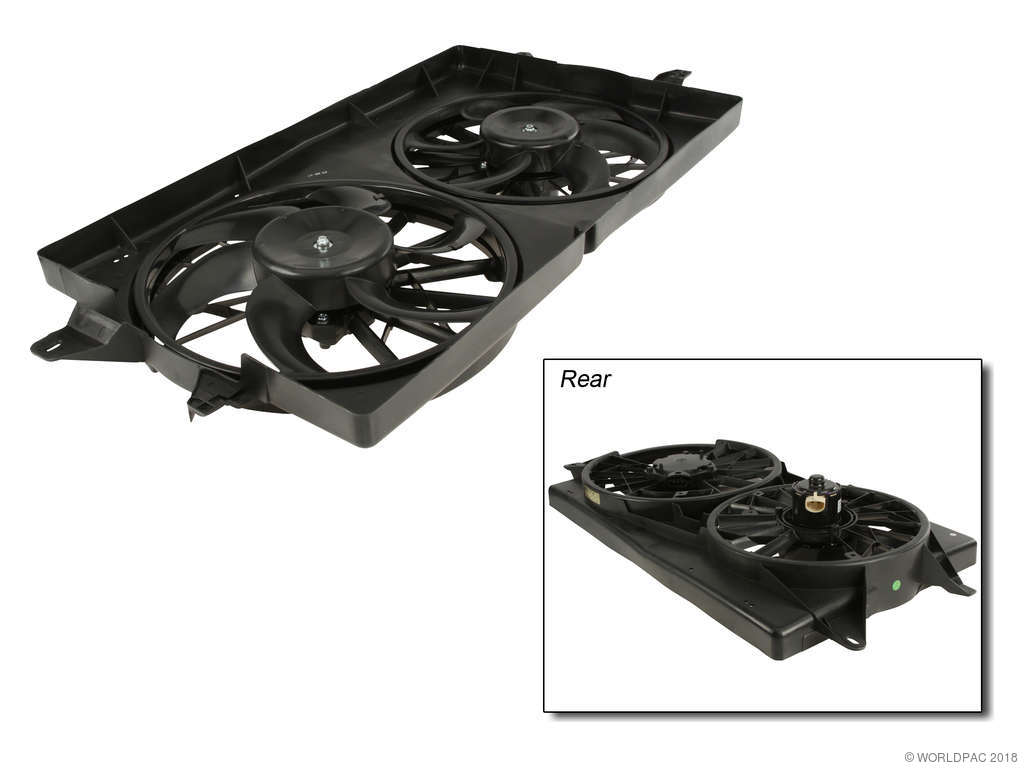 2003, 2002, 2001, 2000, 1999, 1998, 1997, 1996, 1995 Ford Windstar Engine Cooling Fan Assembly