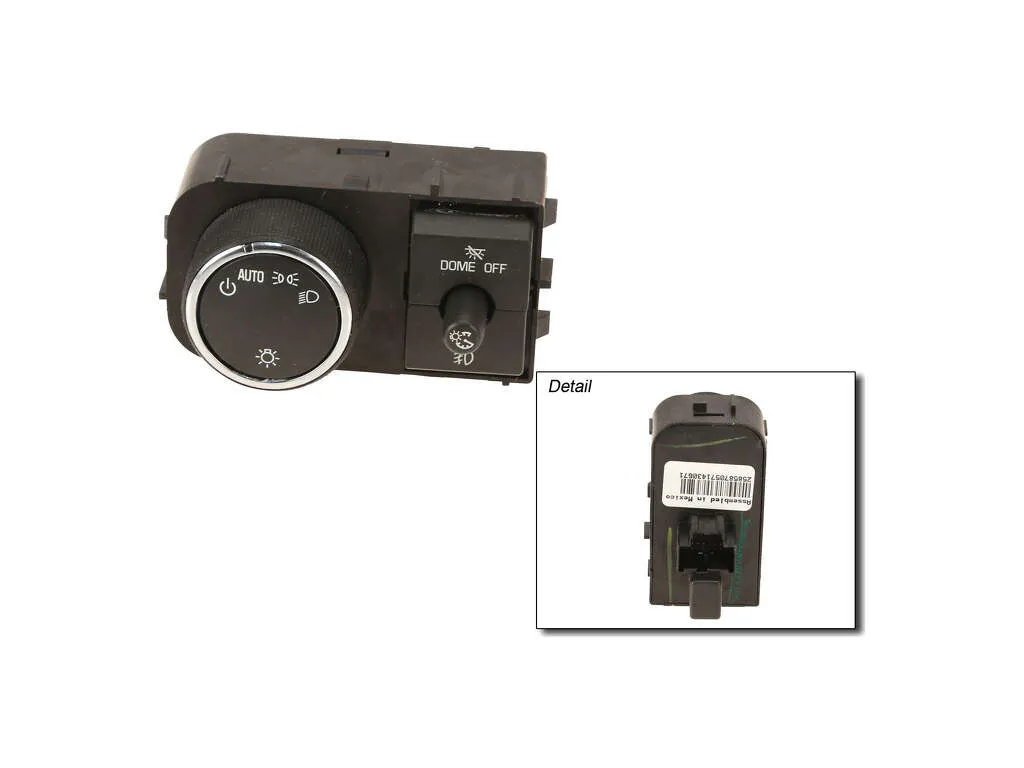 2014, 2013, 2012, 2011, 2010, 2009, 2008, 2007 GMC Yukon Headlight Switch