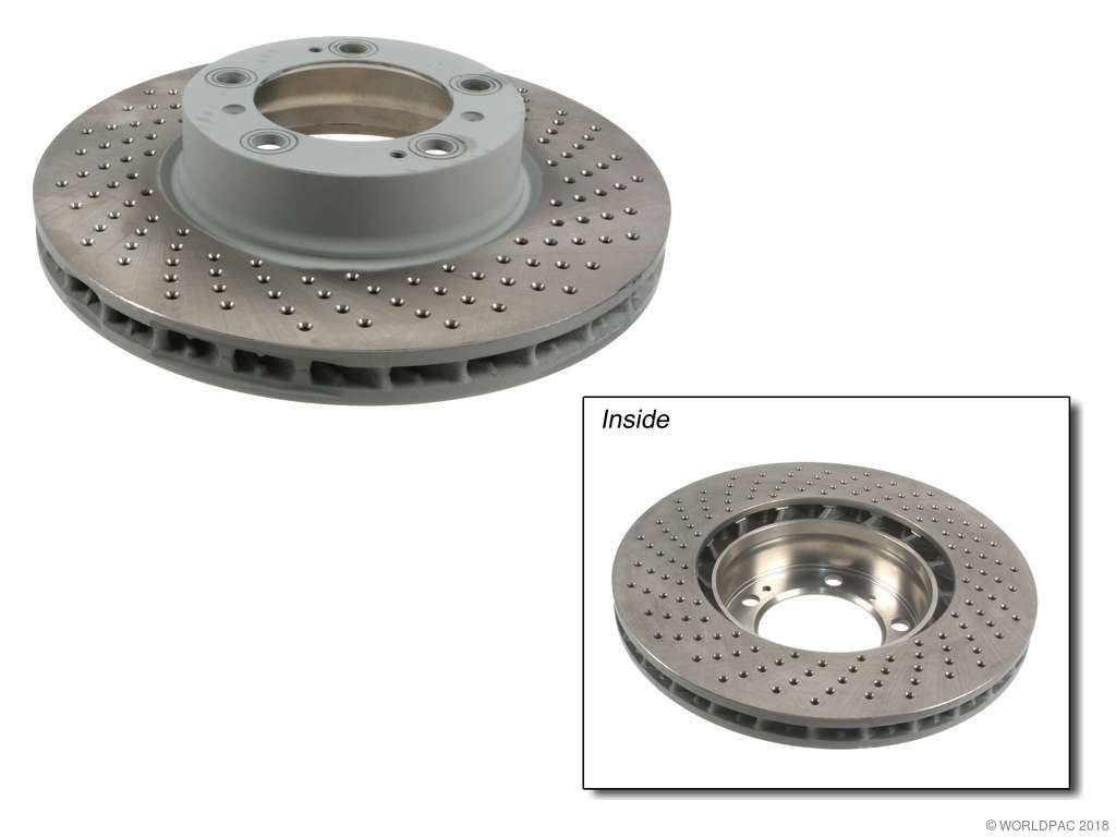 2012, 2011, 2010, 2009, 2008, 2007, 2006, 2005, 2004, 2003, 2002, 2001, 2000 Porsche Boxster Disc Brake Rotor