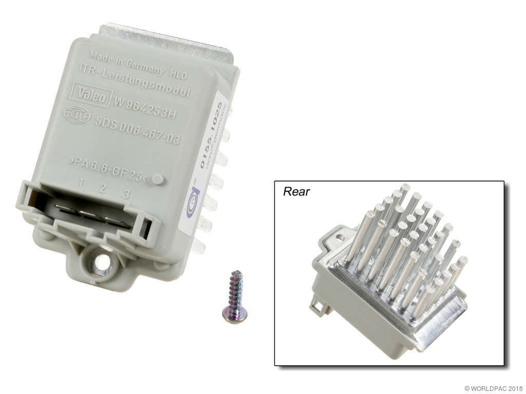 2008, 2007, 2006, 2005, 2004, 2003, 2002 Mini Cooper HVAC Blower Motor Resistor