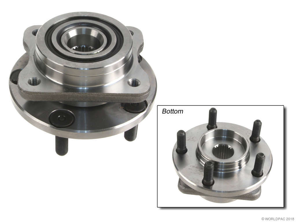 2007, 2006, 2005, 2004, 2003, 2002, 2001, 2000, 1999, 1998, 1997, 1996 Dodge Caravan & Country Wheel Bearing and Hub Assembly
