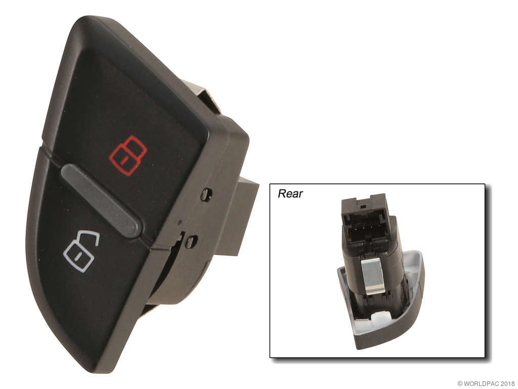 2015, 2014, 2013, 2012, 2011, 2010, 2009 Audi A4 Door Lock Switch