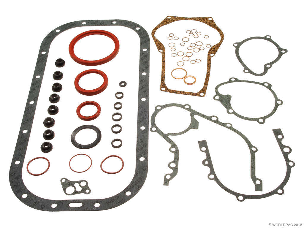 1989, 1988, 1987, 1986, 1985, 1984, 1983, 1982, 1981, 1980, 1979, 1978, 1977, 1976 Volvo 244 Engine Crankcase Cover Gasket Set