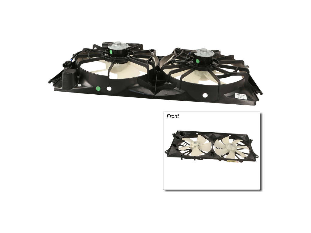 2008, 2007, 2006, 2005, 2004 Toyota Matrix Engine Cooling Fan Assembly
