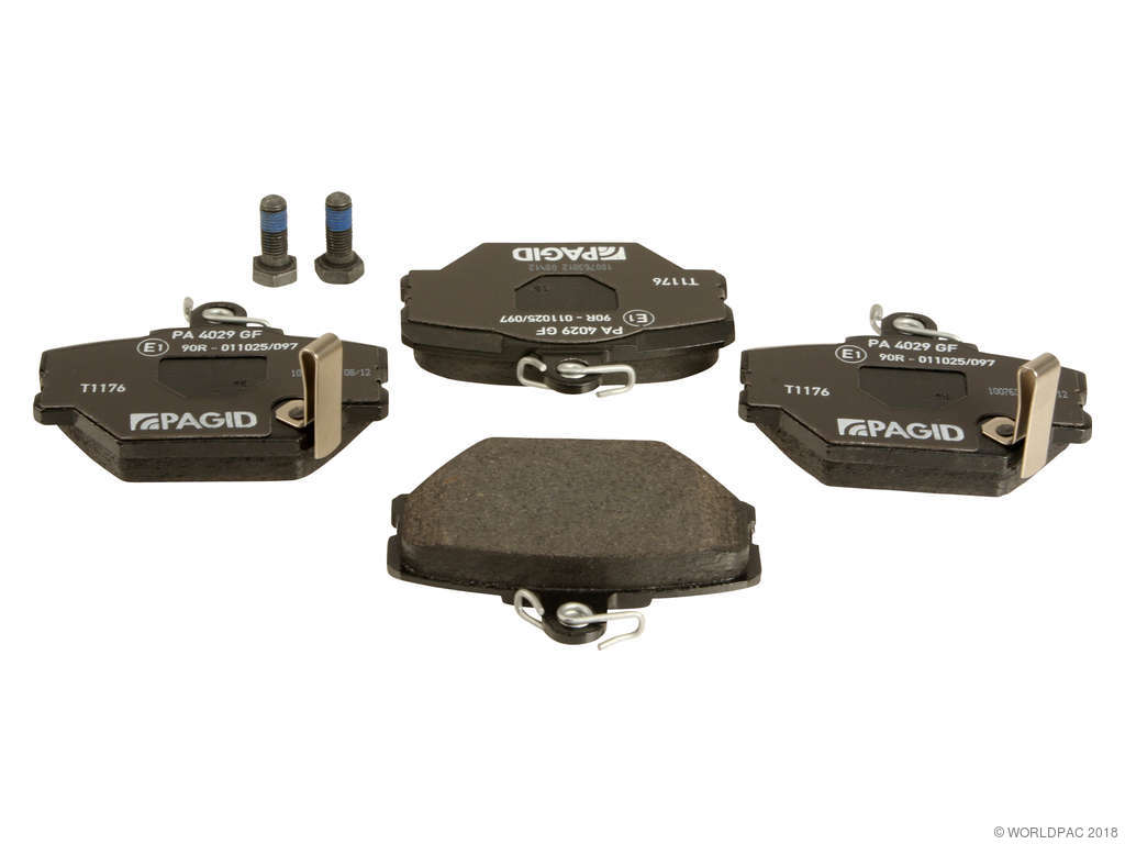 2016, 2015, 2014, 2013, 2012, 2011, 2010, 2009, 2008, 2007, 2006, 2005 Smart Fortwo Disc Brake Pad Set