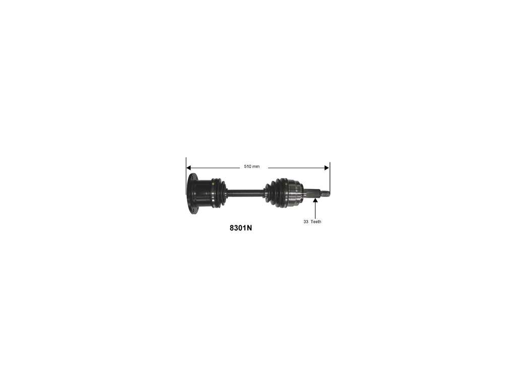 2002, 2001, 2000, 1999, 1998 Lincoln Navigator CV Axle Assembly