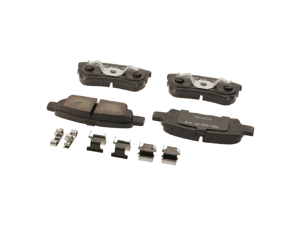 2017, 2016, 2015, 2014, 2013, 2012, 2011, 2010, 2009, 2008, 2007 Jeep Compass Disc Brake Pad Set