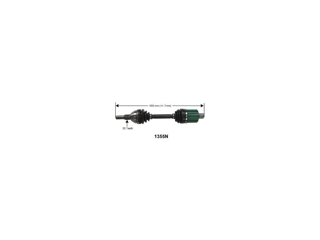 2010, 2009, 2008, 2007, 2006, 2005 Buick Allure CV Axle Assembly