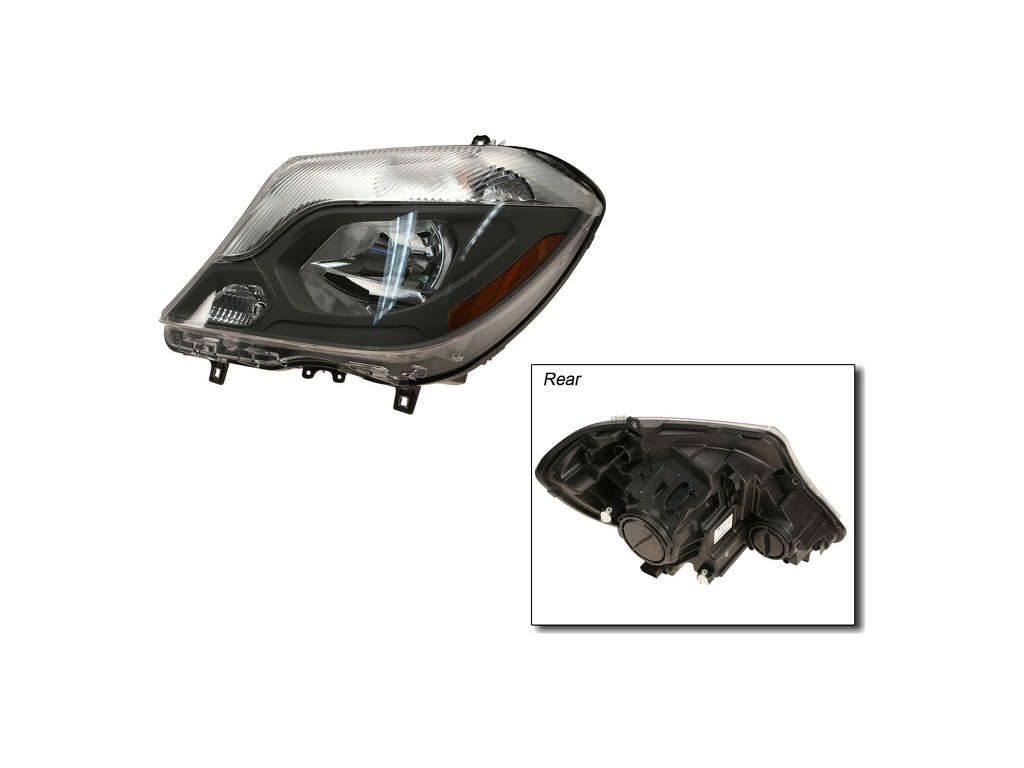 2018, 2017, 2016, 2015, 2014, 2013, 2012 Freightliner Sprinter 3500 2500 Headlight Assembly