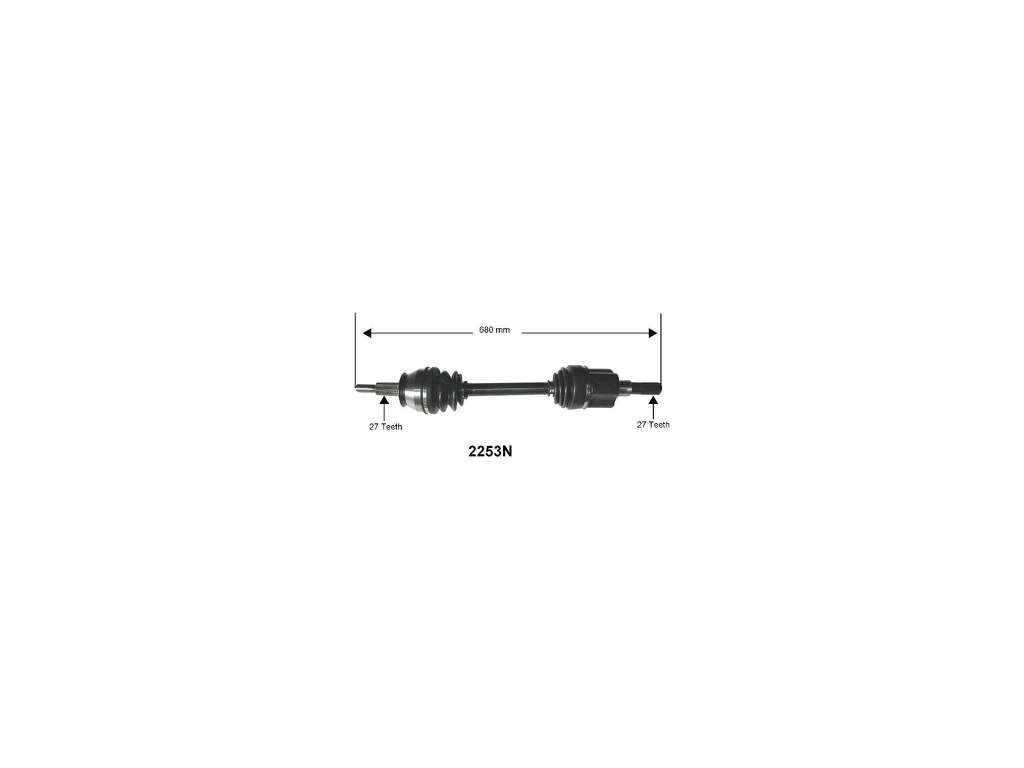 2005, 2004, 2003 Lincoln Aviator CV Axle Assembly