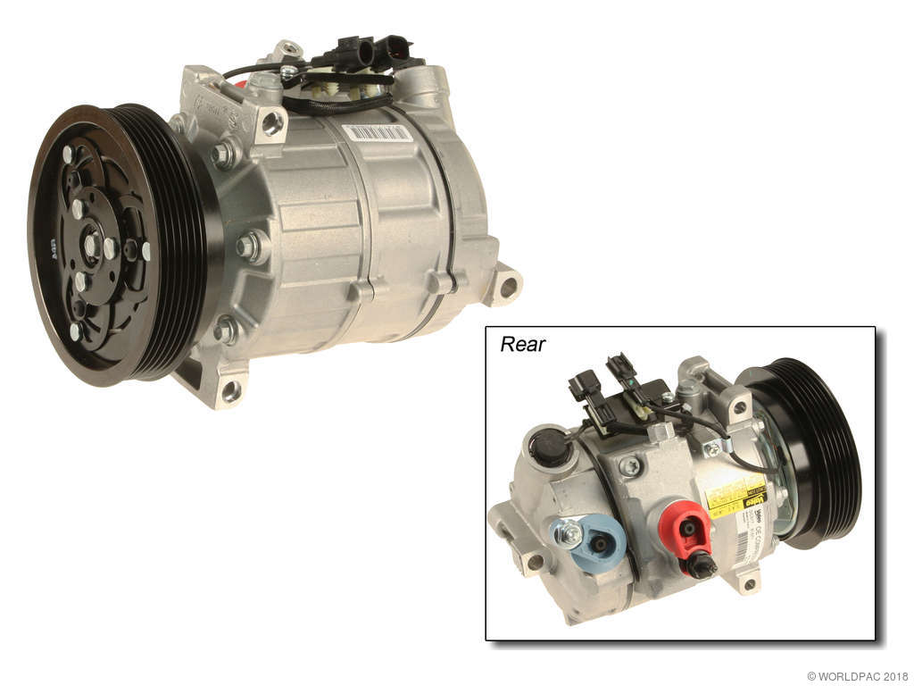 2015, 2014, 2013, 2012, 2011, 2010, 2009, 2008, 2007 Volvo S80 LR2 A/C Compressor