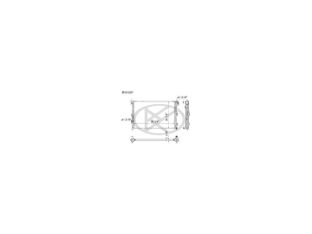 2015, 2014, 2013 Ford Explorer Radiator