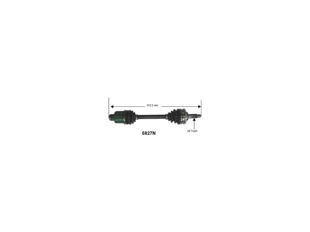 2001, 2000 Mazda MPV CV Axle Assembly