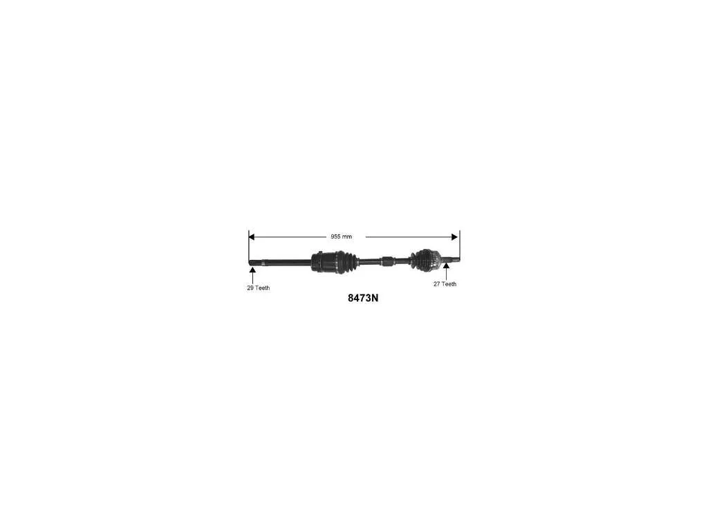 1999, 1998 Nissan Altima CV Axle Assembly