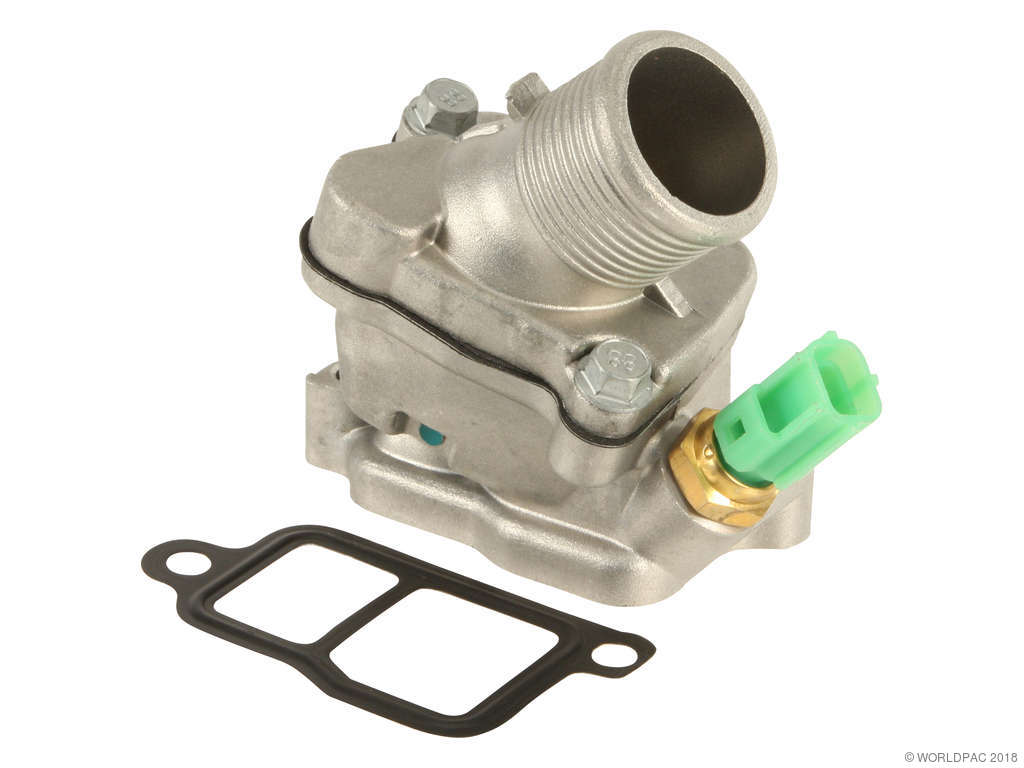 2005, 2004, 2003 Volvo S60 Engine Coolant Thermostat / Water Outlet Assembly
