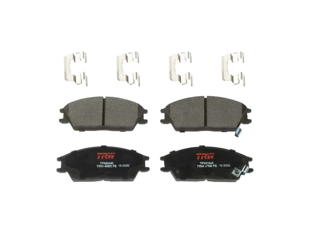 1994, 1993, 1992, 1991, 1990, 1989, 1988, 1987, 1986 Hyundai Excel Disc Brake Pad Set