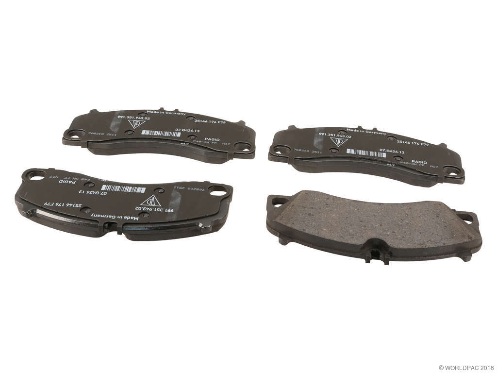 2016, 2015, 2014, 2013 Porsche Boxster Boxster Disc Brake Pad Set