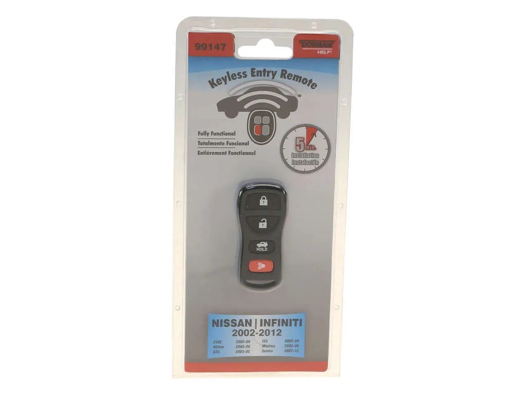 2004, 2003, 2002 INFINITI I35 Keyless Entry Transmitter