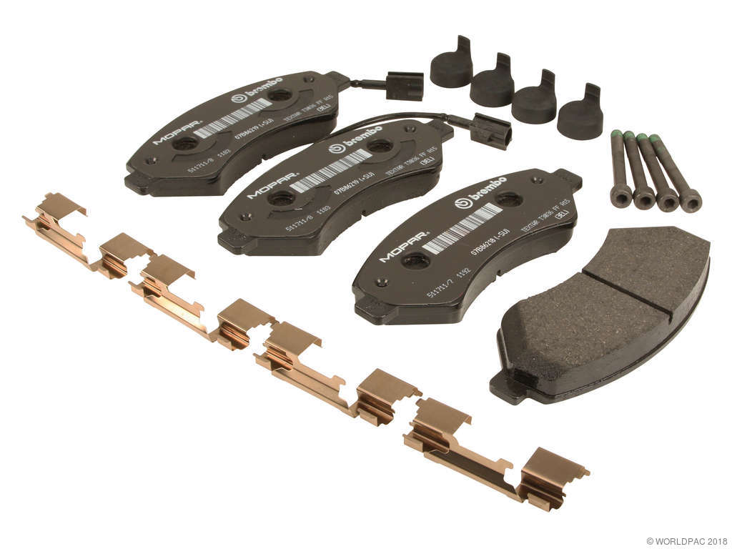 2020, 2019, 2018, 2017, 2016, 2015, 2014 Ram ProMaster 3500 2500 Disc Brake Pad Set