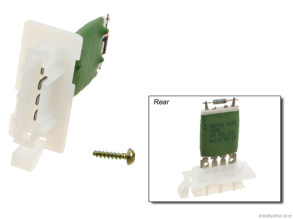 2008, 2007, 2006, 2005, 2004, 2003, 2002 Mini Cooper HVAC Blower Motor Resistor