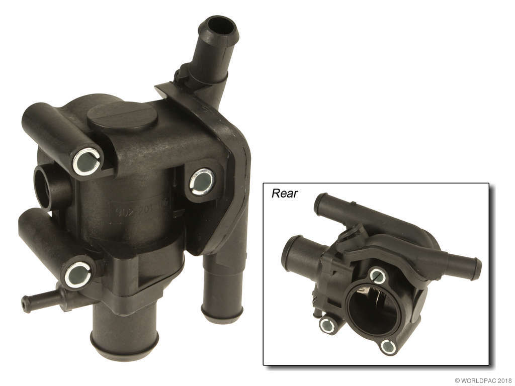 2004, 2003, 2002, 2001, 2000 Ford Focus Engine Coolant Thermostat Housing