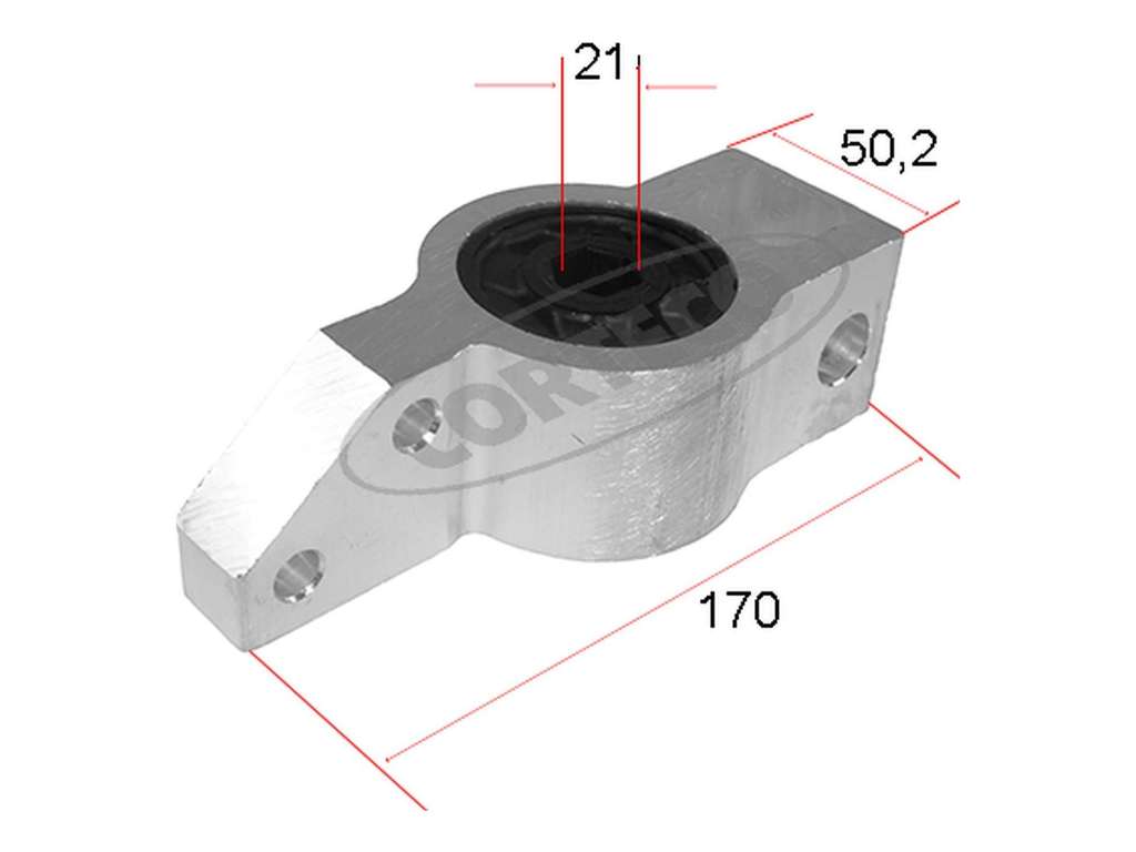 2009, 2008, 2007, 2006 Volkswagen Rabbit Suspension Control Arm Support Bracket