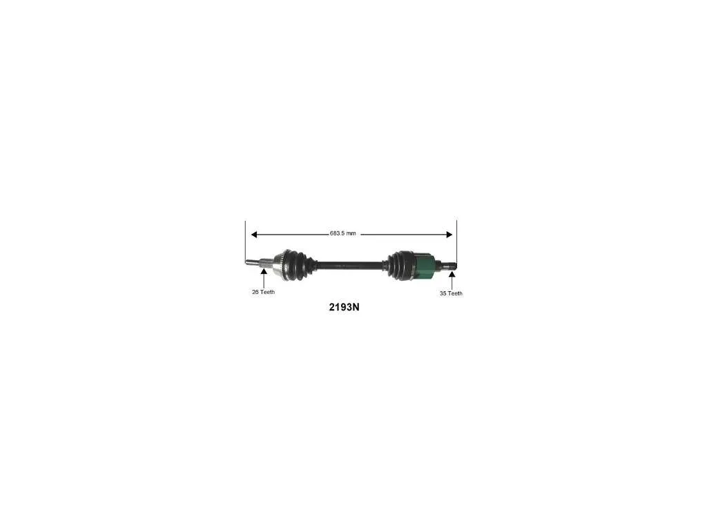 2003, 2002, 2001 Ford Windstar CV Axle Assembly