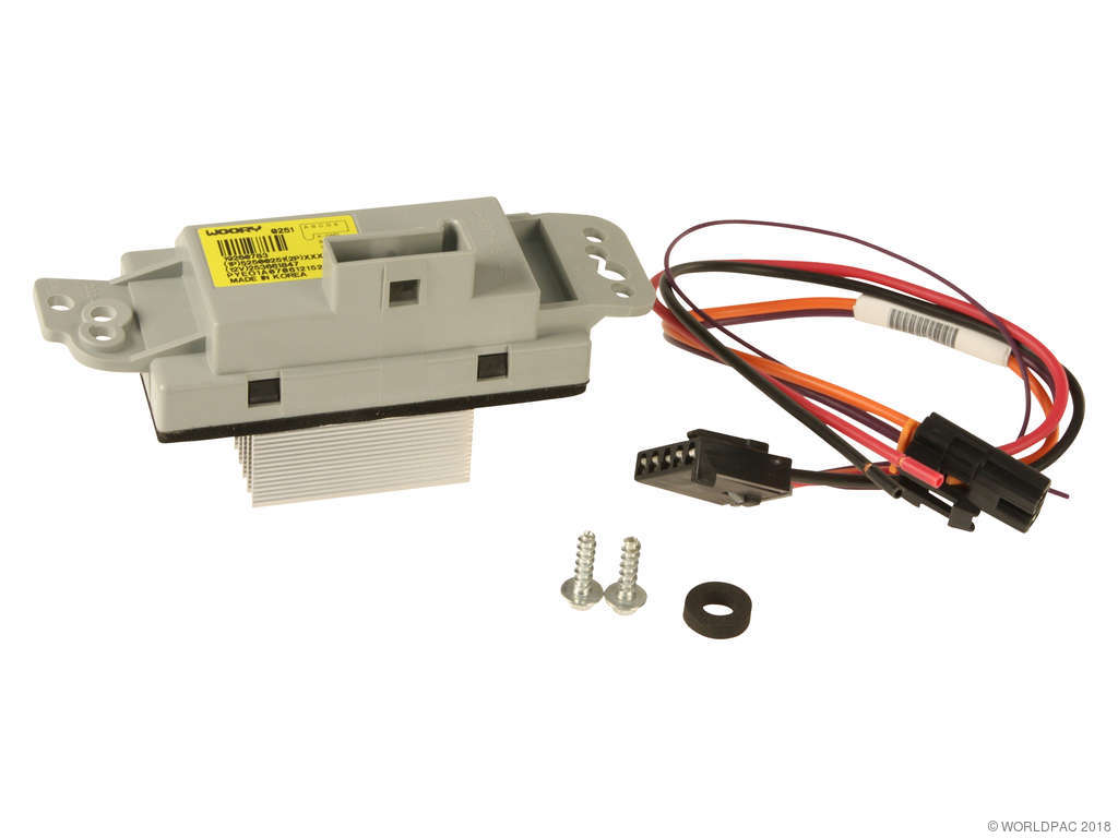 Chevrolet Trailblazer HVAC Blower Motor Resistor Replacement (ACDelco